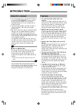 Preview for 2 page of Yamaha RP-U200 Owner'S Manual