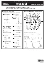 Yamaha RS-80 Assembly Instructions preview