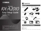 Preview for 1 page of Yamaha RX-A2010 Easy Setup Manual