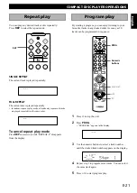 Preview for 23 page of Yamaha RX-E100 Owner'S Manual