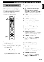 Preview for 27 page of Yamaha RX-E100 Owner'S Manual