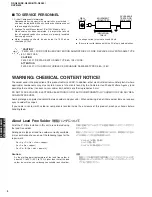 Preview for 2 page of Yamaha RX-N600 Service Manual