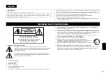 Preview for 3 page of Yamaha RX-V1083 Quick Start Manual