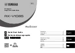 Yamaha RX-V1085 Quick Start Manual preview