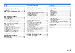 Preview for 4 page of Yamaha RX-V2067 Owner'S Manual