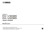 Yamaha RX-V3085 Owner'S Manual preview