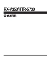 Preview for 53 page of Yamaha RX-V350 Service Manual