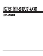 Preview for 100 page of Yamaha RX-V361 Service Manual