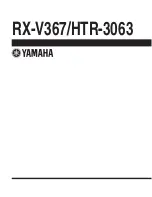 Предварительный просмотр 105 страницы Yamaha RX-V367 Service Manual