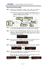 Preview for 2 page of Yamaha RX-V3800 - AV Receiver Firmware Update Procedure