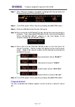 Preview for 3 page of Yamaha RX-V3800 - AV Receiver Firmware Update Procedure