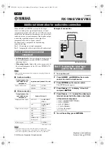 Preview for 76 page of Yamaha RX-V465BL Owner'S Manual