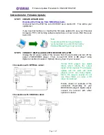 Preview for 2 page of Yamaha RX-V467 Update