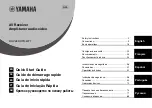 Yamaha RX-V483 Quick Start Manual preview