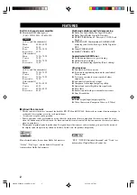 Preview for 6 page of Yamaha RX-V540 Owner'S Manual