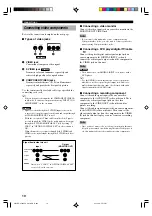 Preview for 14 page of Yamaha RX-V540 Owner'S Manual