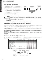 Предварительный просмотр 2 страницы Yamaha RX-V557 Service Manual