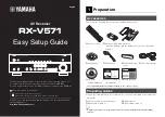 Yamaha RX-V571 Easy Setup Manual preview