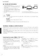 Preview for 2 page of Yamaha RX-V573 Service Manual