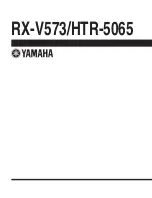 Предварительный просмотр 134 страницы Yamaha RX-V573 Service Manual