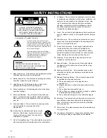 Preview for 2 page of Yamaha RX-V595a Owner'S Manual