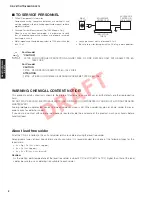 Preview for 2 page of Yamaha RX-V671 Service Manual