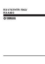 Предварительный просмотр 164 страницы Yamaha RX-V767 Service Manual