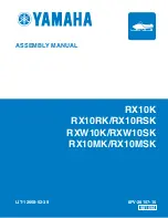 Yamaha RX10K Assembly Manual preview