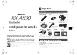 Предварительный просмотр 42 страницы Yamaha RXA830 Setup Manual