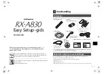 Предварительный просмотр 50 страницы Yamaha RXA830 Setup Manual