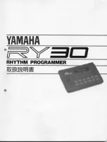 Yamaha RY30 Owner'S Manual preview