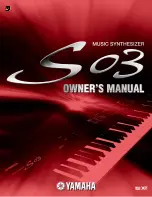 Yamaha S-03SL Owner'S Manual preview