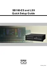 Yamaha SB168-ES Quick Setup Manual preview