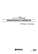 Yamaha Silent Piano SG Series Maintenance Handbook предпросмотр