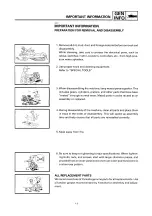 Предварительный просмотр 10 страницы Yamaha SRX600 Service Manual