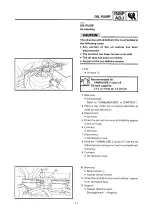 Предварительный просмотр 18 страницы Yamaha SRX600 Service Manual