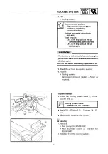 Предварительный просмотр 22 страницы Yamaha SRX600 Service Manual