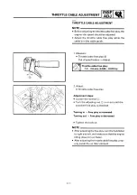 Предварительный просмотр 25 страницы Yamaha SRX600 Service Manual