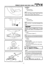 Предварительный просмотр 83 страницы Yamaha SRX600 Service Manual