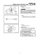 Предварительный просмотр 85 страницы Yamaha SRX600 Service Manual