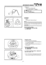 Предварительный просмотр 89 страницы Yamaha SRX600 Service Manual