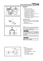 Предварительный просмотр 92 страницы Yamaha SRX600 Service Manual