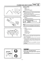 Предварительный просмотр 124 страницы Yamaha SRX600 Service Manual