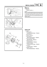 Предварительный просмотр 135 страницы Yamaha SRX600 Service Manual