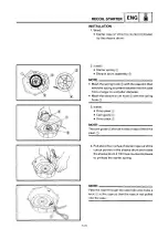 Предварительный просмотр 136 страницы Yamaha SRX600 Service Manual