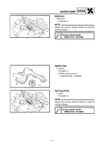 Предварительный просмотр 144 страницы Yamaha SRX600 Service Manual