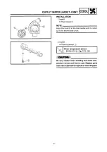 Предварительный просмотр 147 страницы Yamaha SRX600 Service Manual