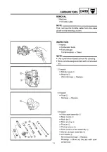 Предварительный просмотр 152 страницы Yamaha SRX600 Service Manual