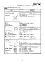 Предварительный просмотр 188 страницы Yamaha SRX600 Service Manual