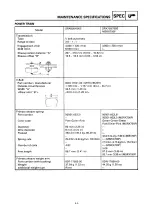 Предварительный просмотр 194 страницы Yamaha SRX600 Service Manual